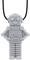 Ark Therapeutics collana sensoriale da mordere robot grigio chiaro per bambini