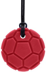 Ark Therapeutics collana da masticare pallone da calcio rosso XT - ciondolo da masticare per bambini