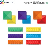 Connetix Rainbow Square 42 pezzi-3