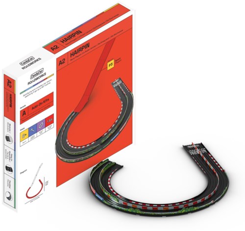Candylab pista giocattolo Road System - curva a gomito per Candycar