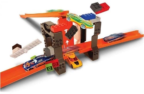 Hot Wheels giocattolo Track Builder F - Mattoncino acrobatico pista accessorio-3
