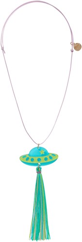 Calico Sun collana Alexa Spaceship - gioiello colorato per bambini-2