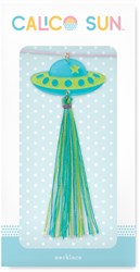 Calico Sun collana Alexa Spaceship - gioiello colorato per bambini