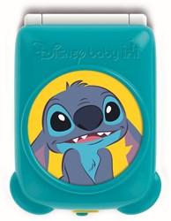 Clementoni Disney Baby Stitch telefono giocattolo - interattivo e richiudibile