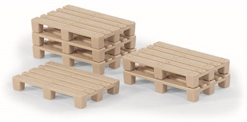 Siku set pallet giocattolo - 50 pezzi accessori in plastica