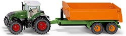 Siku trattore Fendt giocattolo rimorchio con braccio a gancio e carro 1:50 metallo