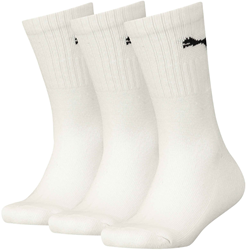 Puma calzini bambini calzini sportivi bianchi 3-pack - calze crew comode