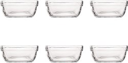 Duralex ciotola da portata vetro 11cm impilabile set 6 trasparente