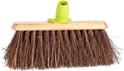 Linea scopa da strada scopa esterna legno laccato bassine 30cm multicolore