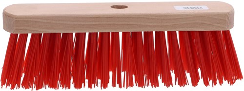 Linea scopa da strada legno pvc rosso - scopa da esterno resistente per bambini
