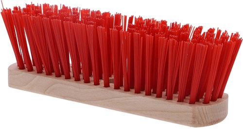 Linea scopa da strada legno pvc rosso - scopa da esterno resistente per bambini-2