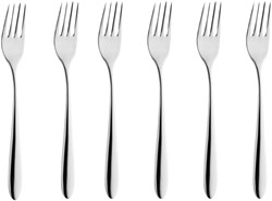 Koopman forchette da dolce acciaio inox set 6 pezzi - Excellent Houseware