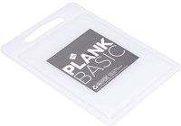 Inno Cuisinno tagliere accessorio cucina 35x25 cm con scanalatura bianco