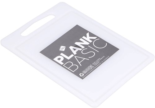 Inno Cuisinno tagliere accessorio cucina 35x25 cm con scanalatura bianco