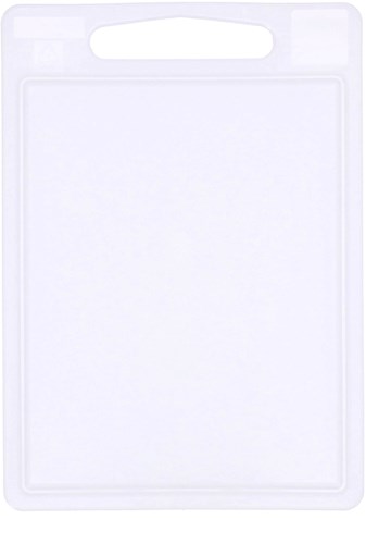 Inno Cuisinno tagliere accessorio cucina 35x25 cm con scanalatura bianco-3