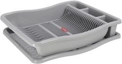 Curver scolapiatti grande grigio con vassoio - scolapiatti plastica cucina