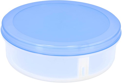 Sunware porta torta Club Cuisine con sollevatore trasparente blu 35x35x12 cm-2