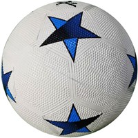 SportX pallone da calcio gomma Blue Star 360-380gr per bambini-2