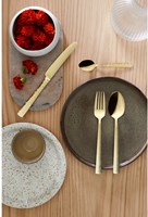 Richardson Sheffield set posate champagne 24 pezzi moderno acciaio inox lavabile in lavastoviglie-2