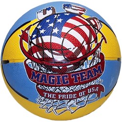 HOT Sports + Toys basket Magic Team USA misura 7 giallo-blu