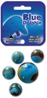 Don Juan biglie Blue Dolphin 21 pezzi vetro gioco divertente