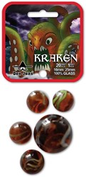 Don Juan biglie Kraken set 20plus1 biglie di vetro da gioco