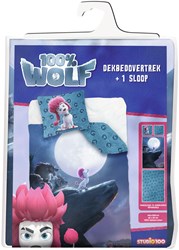 Studio 100 copripiumino bambini 100% Wolf cotone 140x200 cm viola