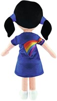Studio 100 bambola di peluche K3 Marthe - pupazzo morbido 30 cm vestito arcobaleno-2