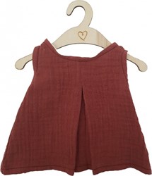 Hollie vestito per bambole blush - abbigliamento bambole cotone 34 cm