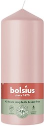 Bolsius candela pilastro decorazione rosa - candela d'atmosfera 150x58mm