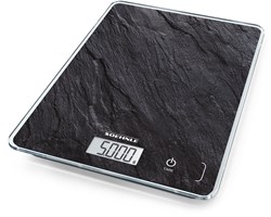 Leifheit bilancia da cucina digitale compact 300 effetto ardesia - precisa fino a 5 kg