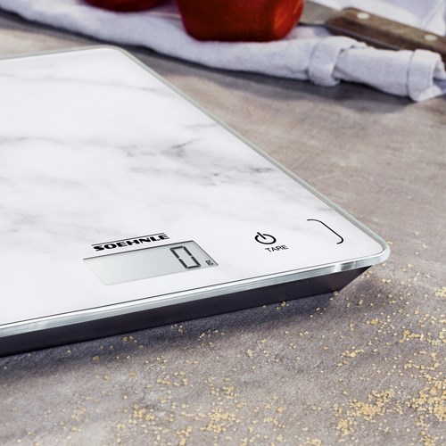 Leifheit bilancia da cucina digitale effetto marmo - fino a 5 kg - precisa-3