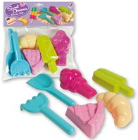 Androni Giocattoli stampi per sabbia Sweet set giocattolo da spiaggia 6 pezzi