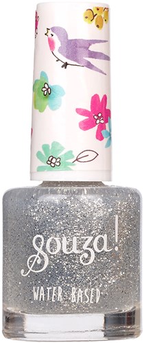 Souza for Kids smalto trasparente glitter argento - smalto per bambini