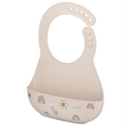 Mepal bavaglino Sunshine & Rainbow - bavaglino regolabile senza BPA