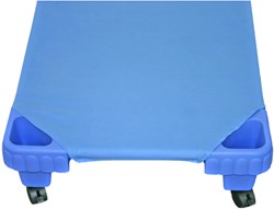 Eduplay lenzuolo con angoli blu 130 cm - lenzuolo in cotone per lettino