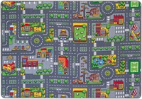 Eduplay tappeto da gioco traffico 140 x 200 cm - tappeto per macchinine