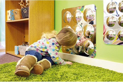 Eduplay specchio da parete convesso 9 piccolo acrilico per bambini