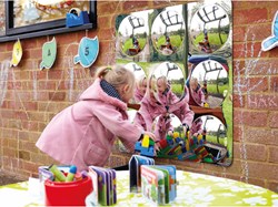 Eduplay specchio convesso grande - giocattolo educativo sensoriale per bambini