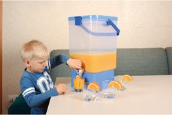 Eduplay dispenser bevande - grande distributore limonata 27 litri blu