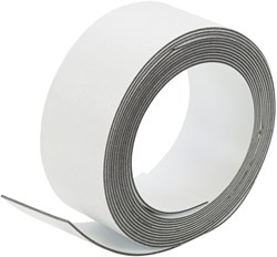 Eduplay nastro magnetico bianco 10 metri x 35 mm - nastro di montaggio autoadesivo