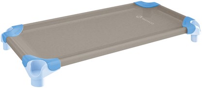 Eduplay lettino impilabile 130 cm multicolore - letto leggero per bambini