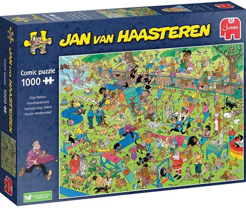 Jumbo puzzle Jan van Haasteren percorso cani 1000 pezzi cartone animato