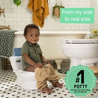 Ingenuity vasino My Size Potty Pro - toilette realistica per bambini bianco-2