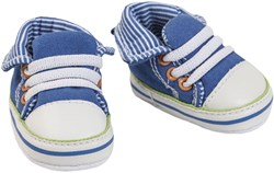 Heless scarpe per bambole sneakers blu - accessori bambola 38-45 cm