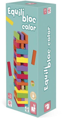 Janod Gioco di equilibrio - Torre in legno Jenga Gioco da tavolo-3