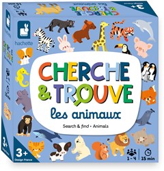 Janod Gioco Cerca e Trova - Animali - Gioco educativo per bambini