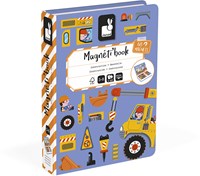 Janod giocattolo magnetico - Magnetibook costruzioni libro magnetico set gioco
