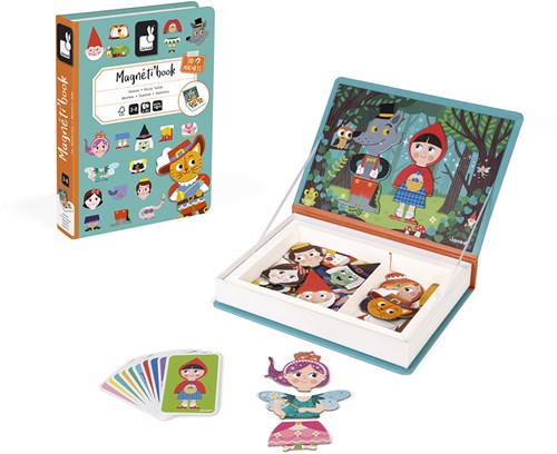 Janod Magnetibook - Fiabe libro magnetico educativo-2