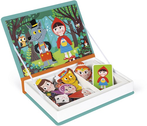 Janod Magnetibook - Fiabe libro magnetico educativo-3